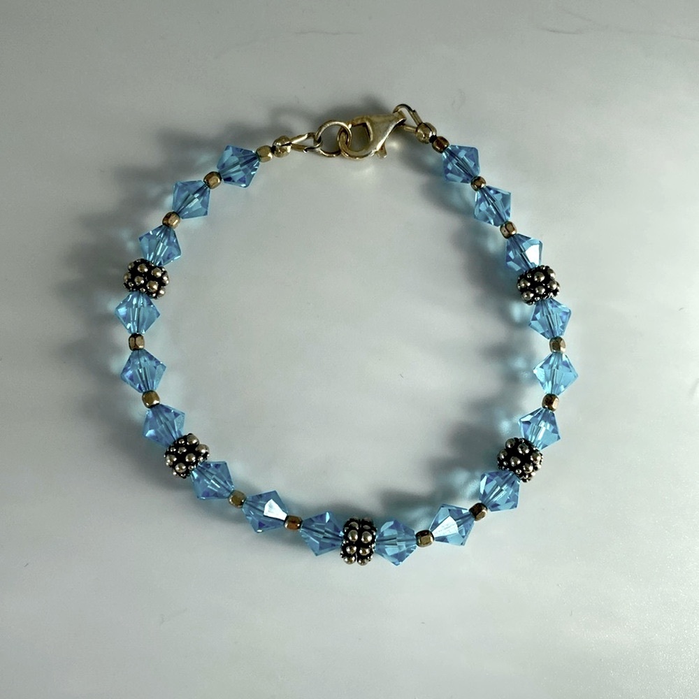 Swarovski and Sterling silver bracelet